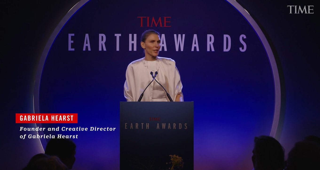 Divattervező nyertea TIME Earth Awards díját 2024-ben - fotó: TIME.com