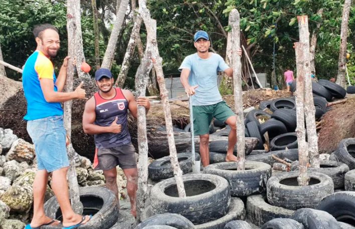 A Sireli McGoon család harca a klímaváltozás hatásai ellen a távoli Fiji szigeteken - fotó: BBC