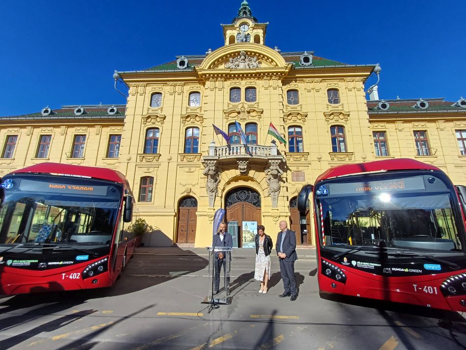 Szeged városa nagy hangsúlyt fektet a zöld közlekedésre. Fotó: HUMDA