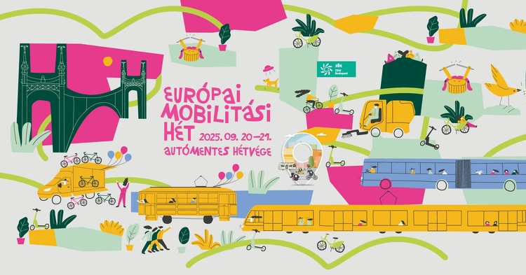 Az Európai Mobilitási Hét felhívása. Fotó: BKK
