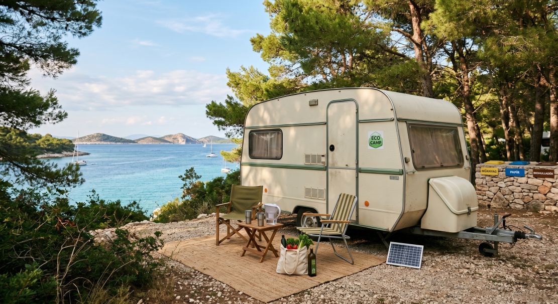 horvátországi nyaralás - kempig - Fotó: Gemini AI