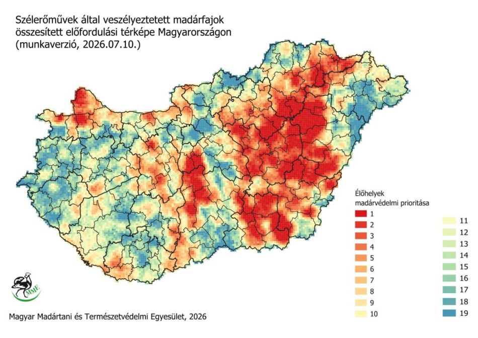 2,5 km-es felbontású országos konfliktustérkép