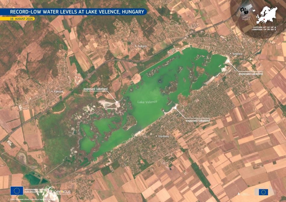 Műholdkép: European Union, Copernicus Sentinel-2 imagery